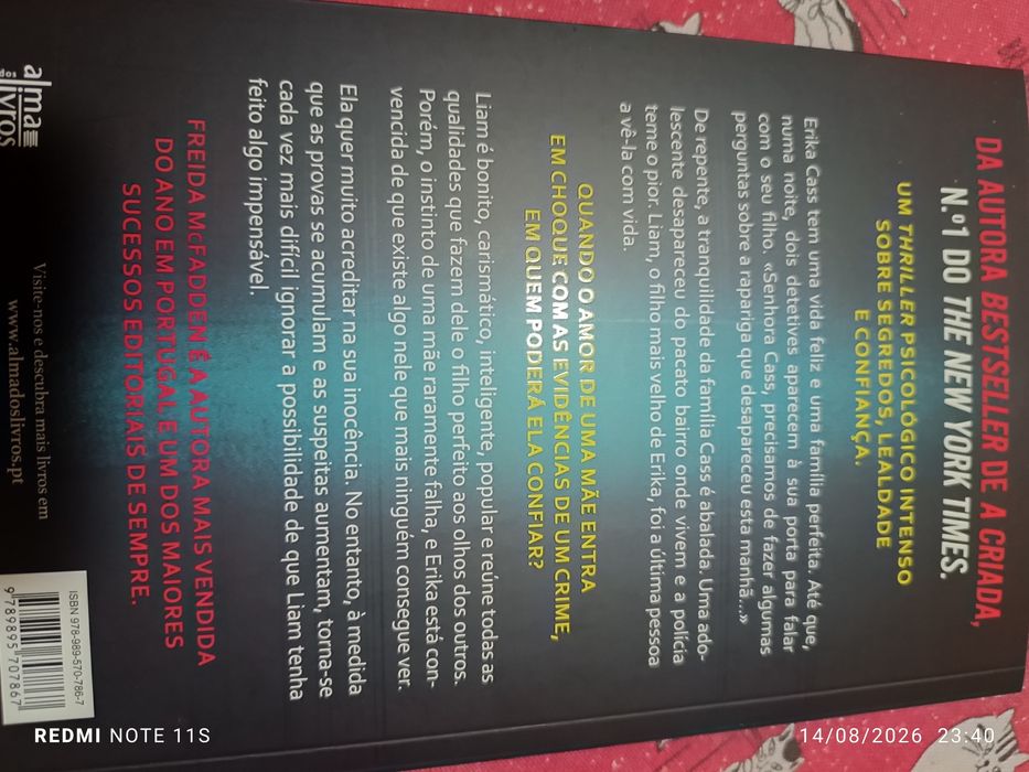 Livro novo o filho perfeito da Freida McFadden