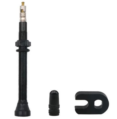 Wentylki tubeless zaworki 60 MM PRESTA ALUMINIUM 2 SZTUKI + kluczyk