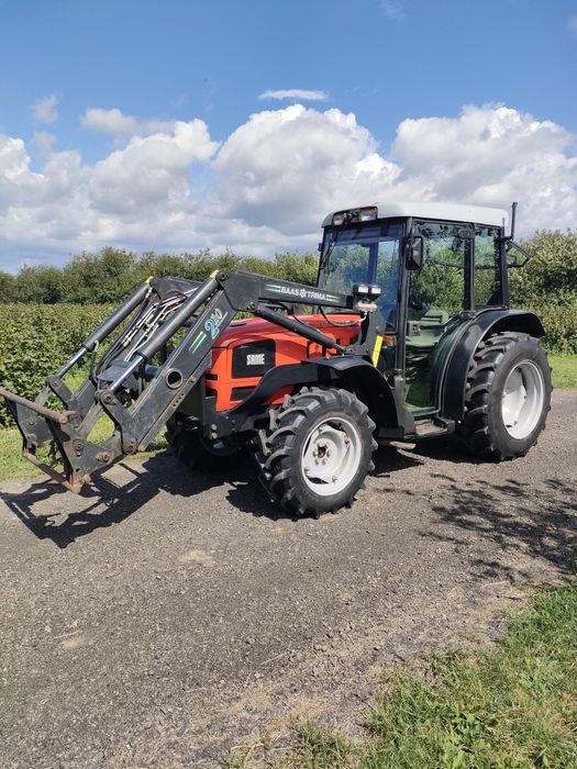Ciągnik sadowniczy Same Frutteto ll z ładowaczem czołowym,New Holland tn 70va