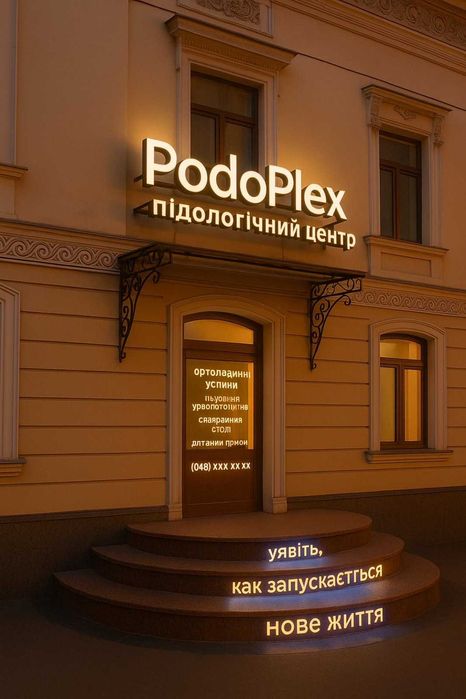 Наружная реклама К3. Световые буквы, лайтбоксы, фасады, пайетки.