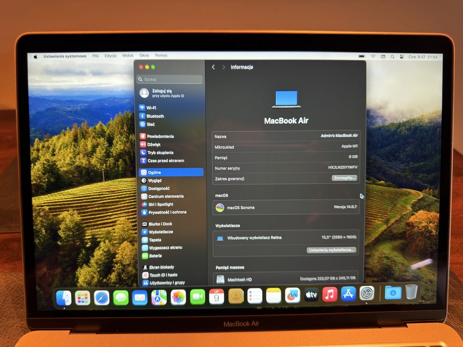 MacBook Air M1 A2337 Space Gray