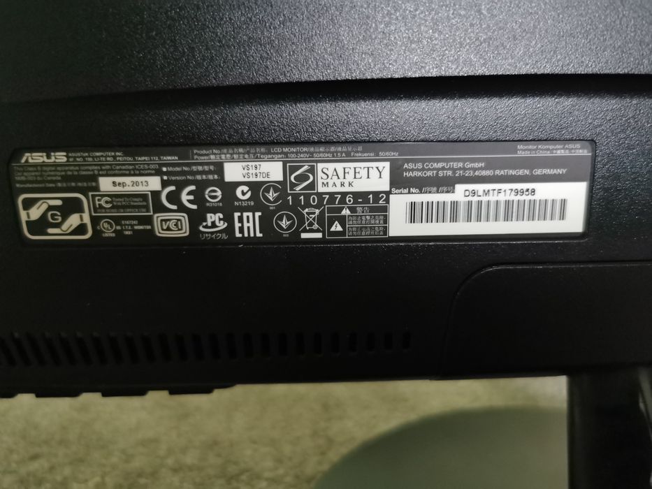 Monitor 19 cali Asus