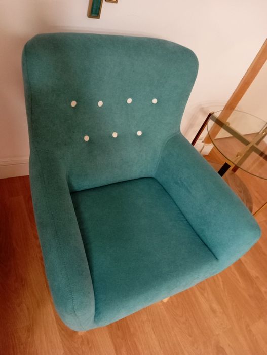 Cadeirão turquesa