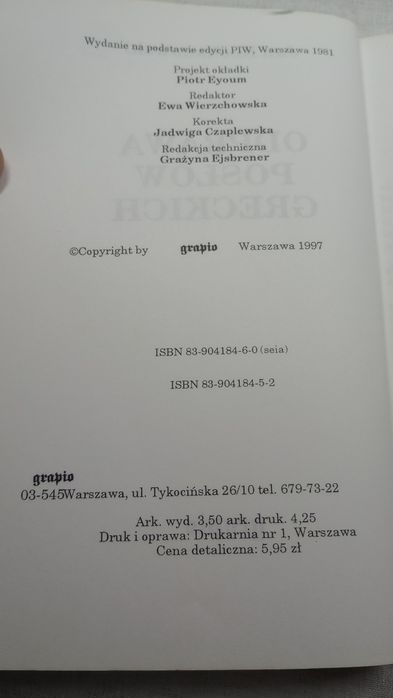 Odprawa posłów greckich. Jan Kochanowski