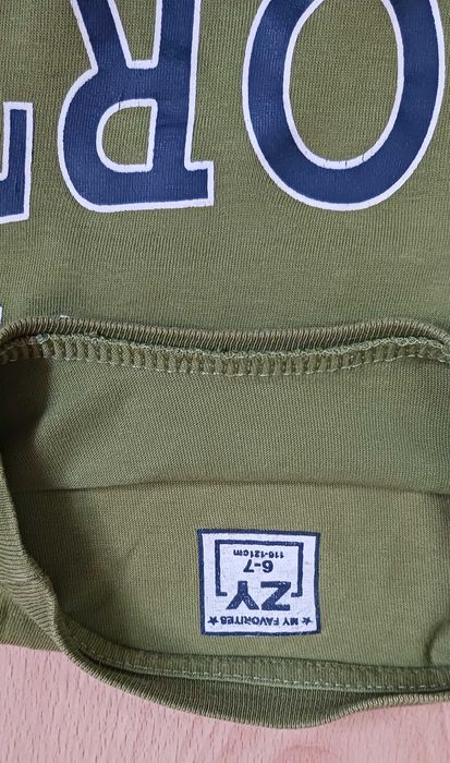 Conjunto de 2 sweatshirts para criança - 6 a 7 anos