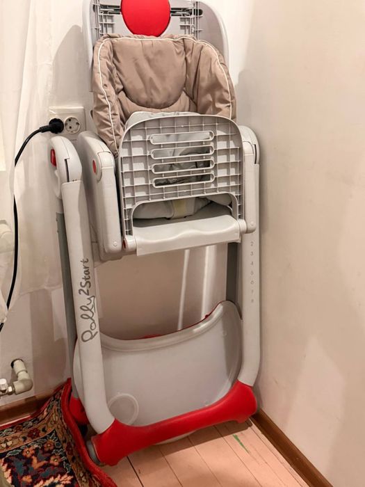 Десткий стульчик chicco polly 2start