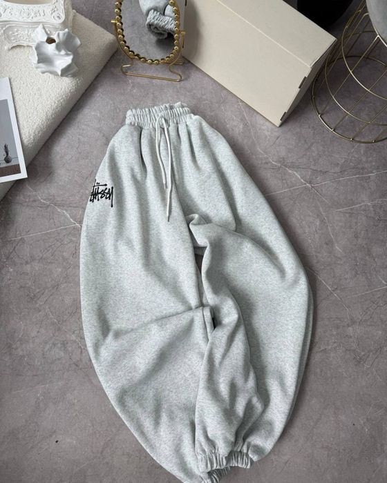 Штани Stussy/чоловічі/жіночі штани Стусі,Стасси оверсайз,вишите лого