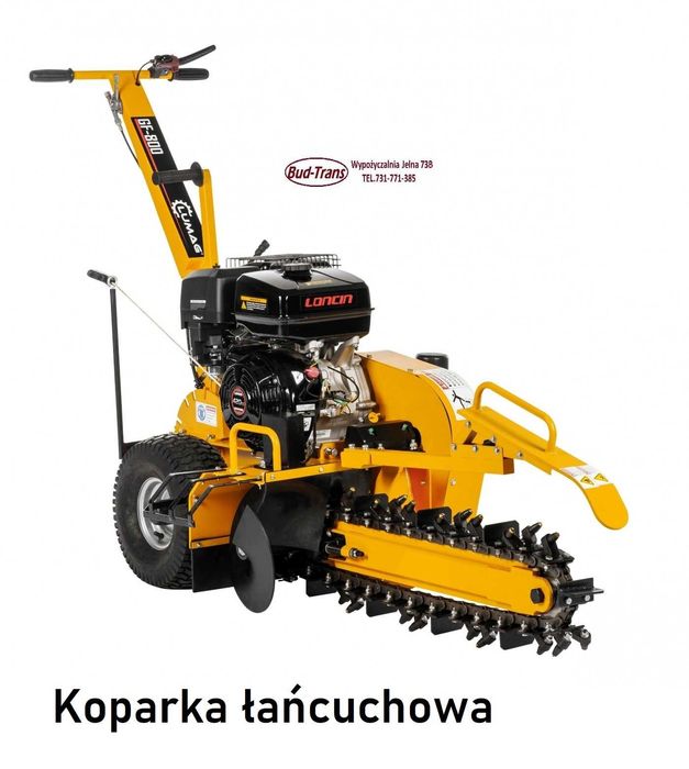 Wypożyczę Koparka łańcuchowa