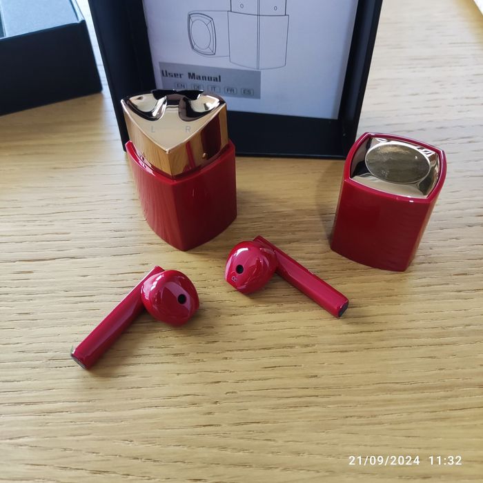 Auriculares Bluetooth batom lipstick