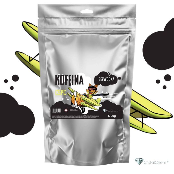 Kofeina Bezwodna # SET # 4 x 100g # Aarti # CSPC # GUANG # X #