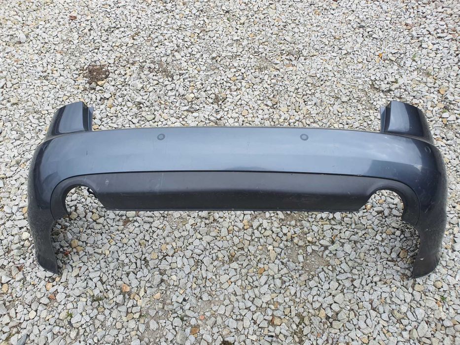 Audi A4 B7 kombi dokładka na dwie rury zderzak tył PDC LX7Z 02 AL