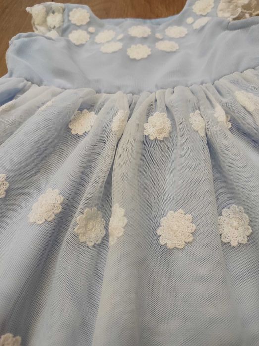 Błękitna sukienka Primark 80