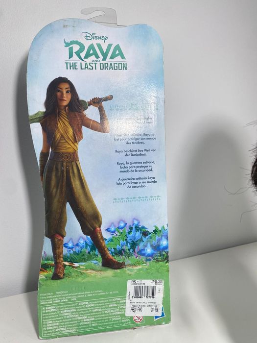 Boneca DISNEY Princess Raya E O Último Dragão | Raya Intro Doll