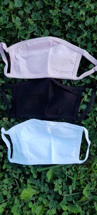 Maseczki 3 pack bawełna
