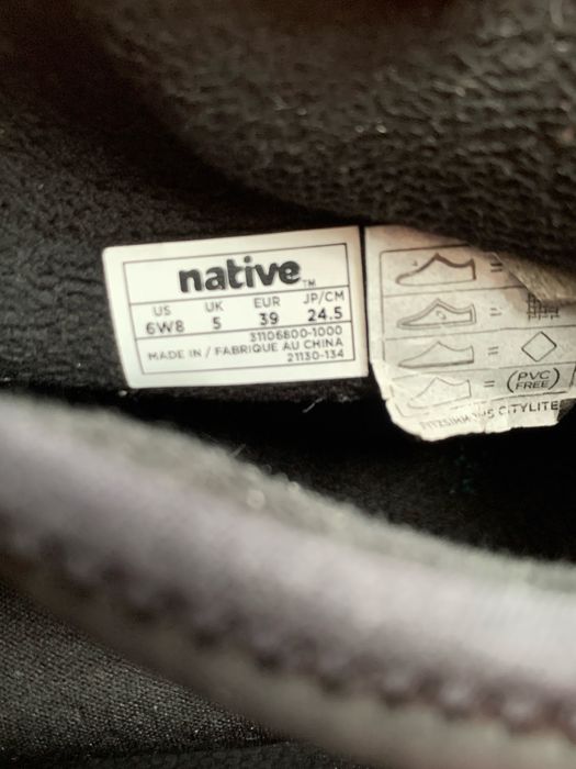 Ботінки Nativi fitzimmons citylite jiffy black