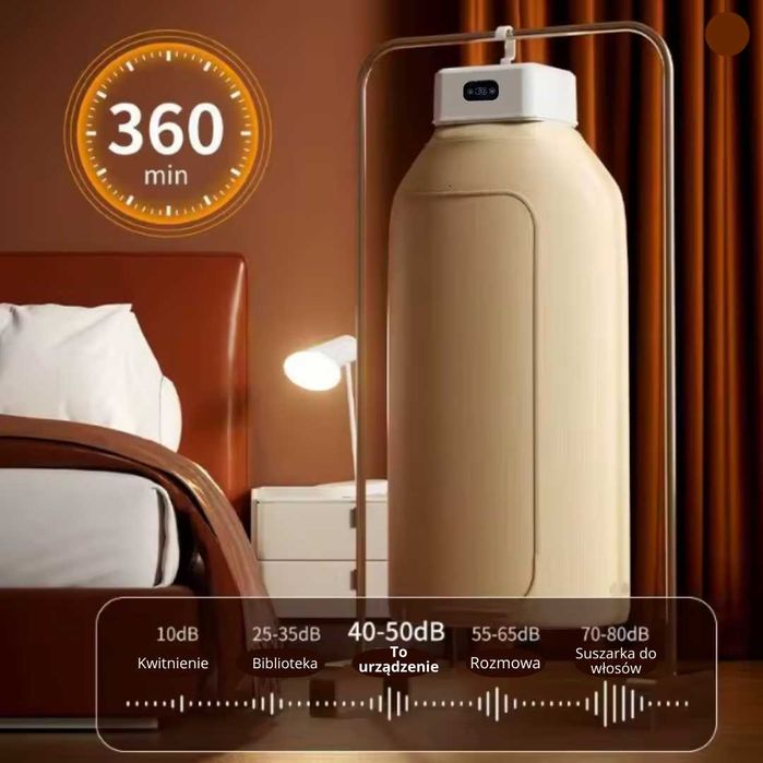 ADM składana suszarka do ubrań i parownica