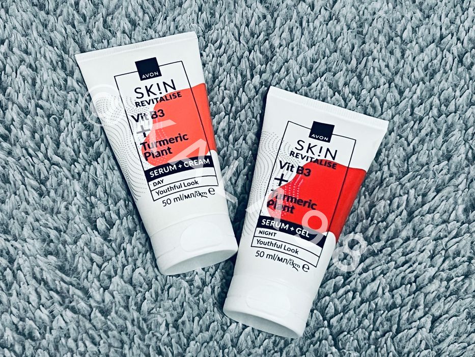 Avon Skin Revitalise - zestaw kremów do twarzy dzień i noc 2w1 krem