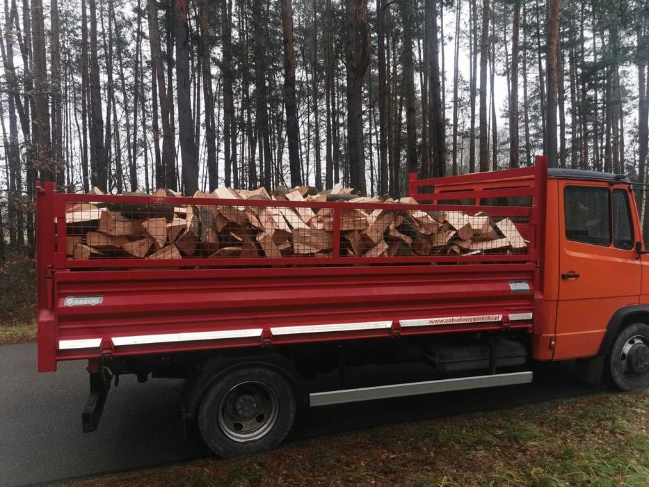 Drewno Opałowe Kominkowe Buk Grab Brzoza Sosna Olcha