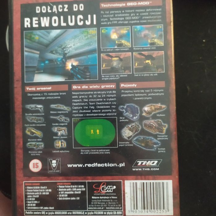 RED FACTION 1 PL wydanie Polskie