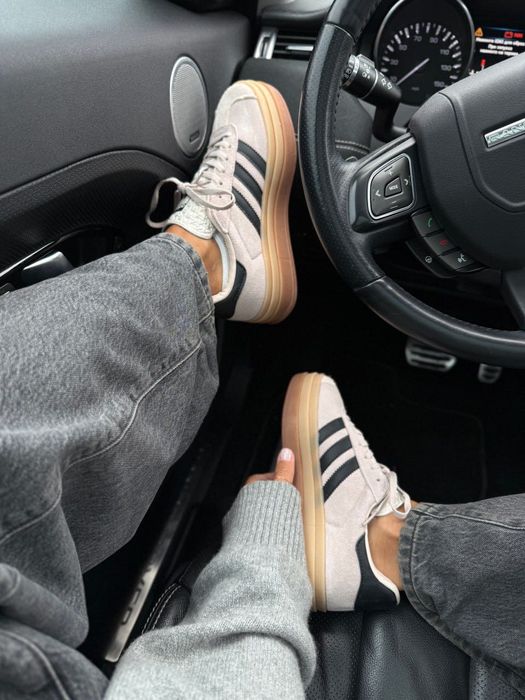 НОВИНКА! Adidas Gazelle Bold Platform Pink Black 36 37 38 39 40 адік