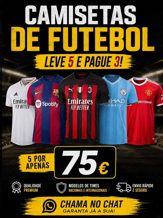 Camisas de futebol