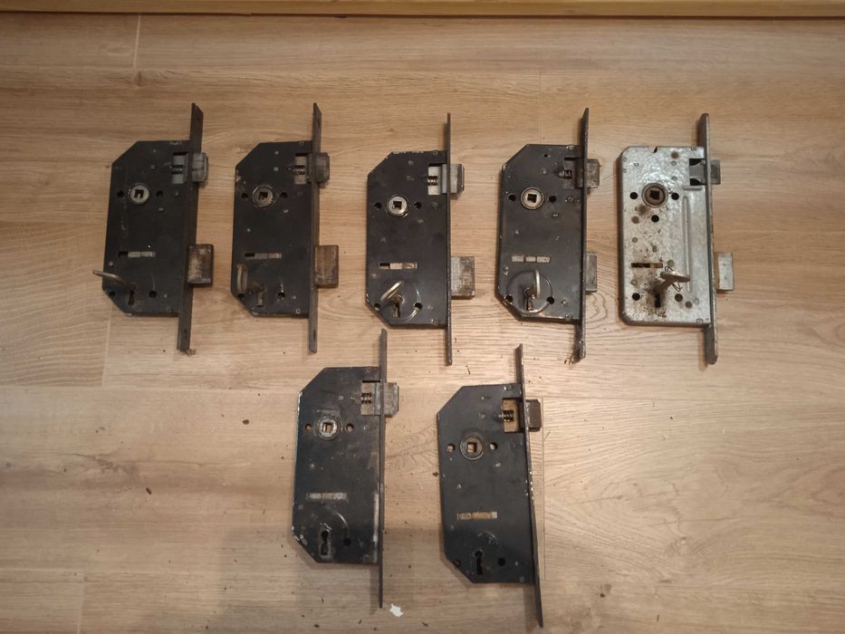 Zamki wpustowe do drzwi 7szt