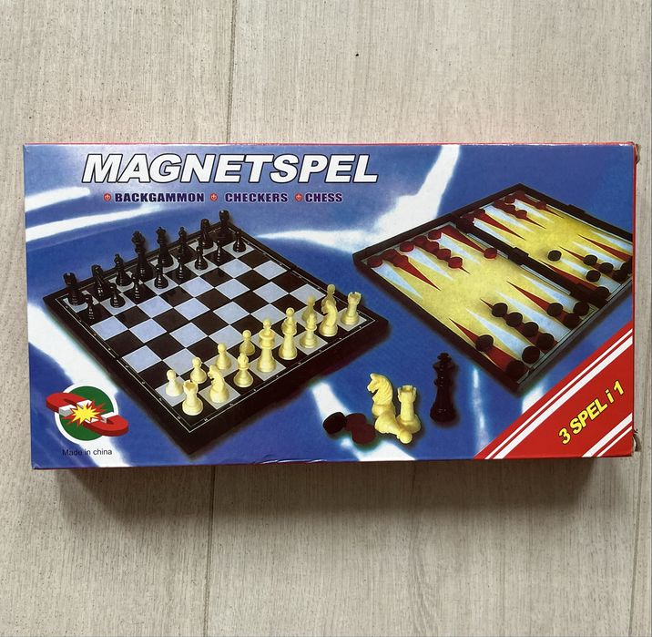 Шахмати, шашки, нарди, 3в1, магнітні, нові