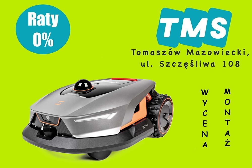 Robot Sunseeker X4 Lidar | Inteligentna Nawigacja | Nowy FV| do ogrodu