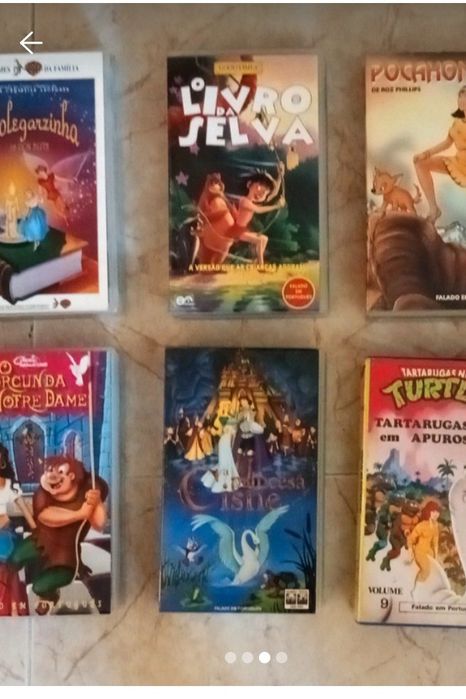 Filmes infantis VHS