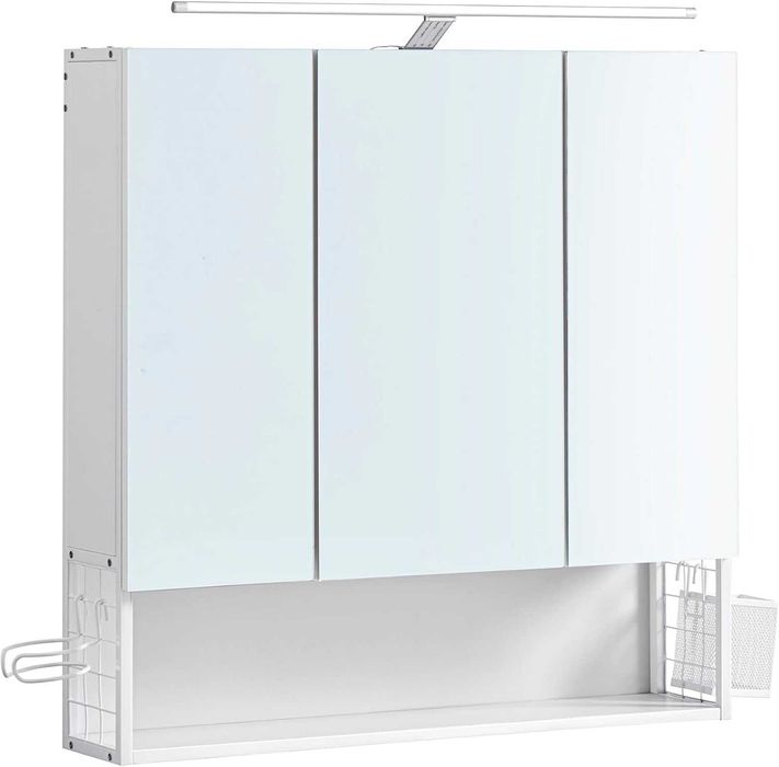 Szafka łazienkowa z lustrem 70x70 oświetlenie led