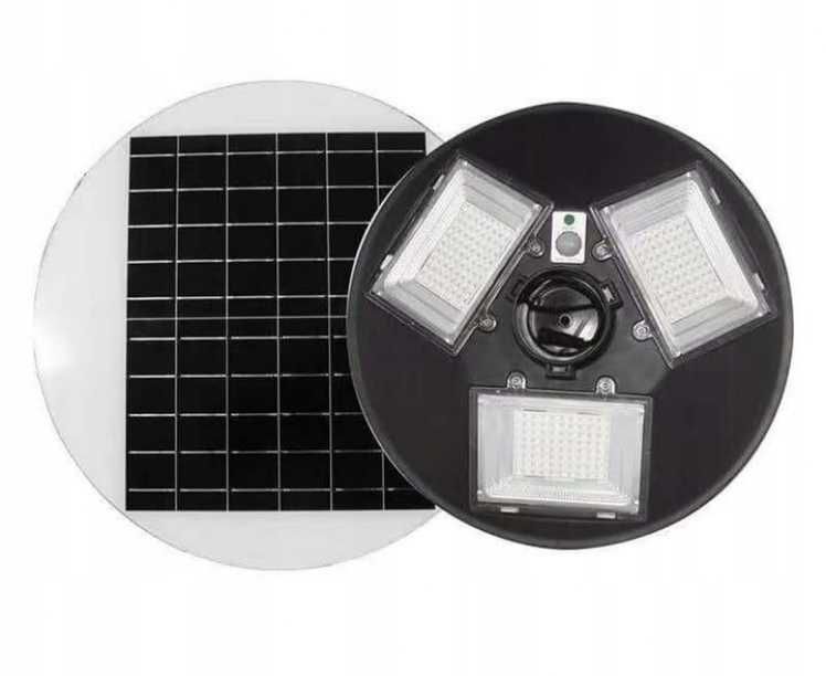 Lampa Solar Uliczna Ogrodowa LED UFO Czujnik Ruchu+Pilot + Mocowanie
