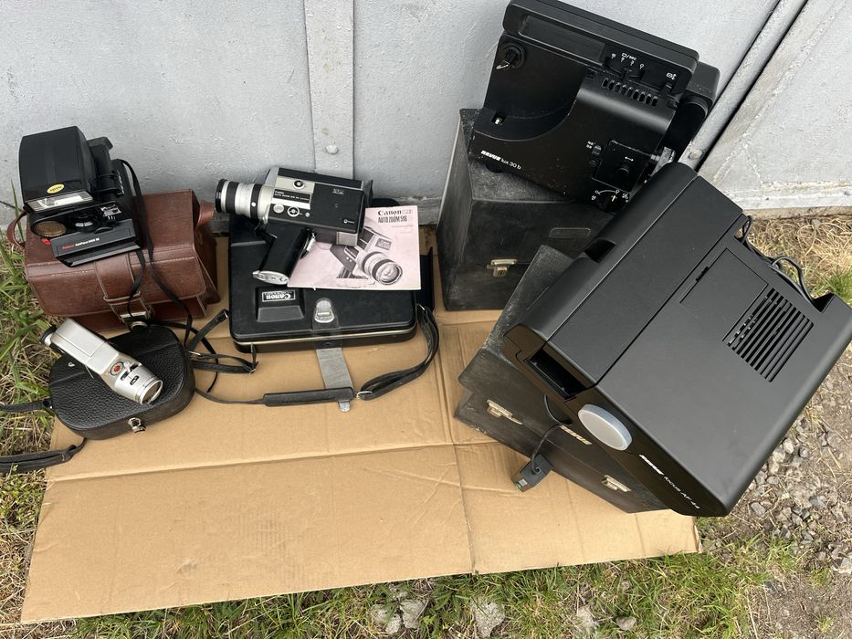 Вінтажна відеокамера canon,polaroid,bauer