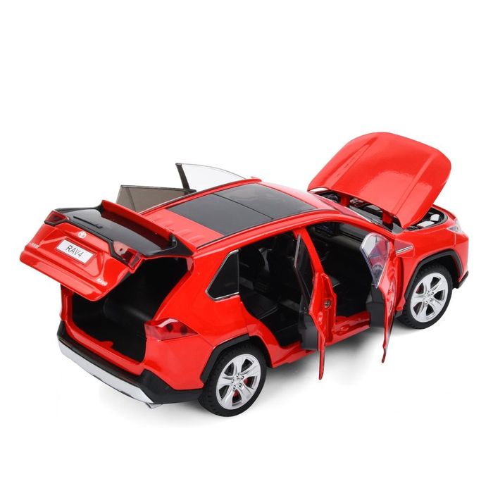 Колекційна модель Toyota RAV4 1:24 , 20 см,  метал інерція звук світло