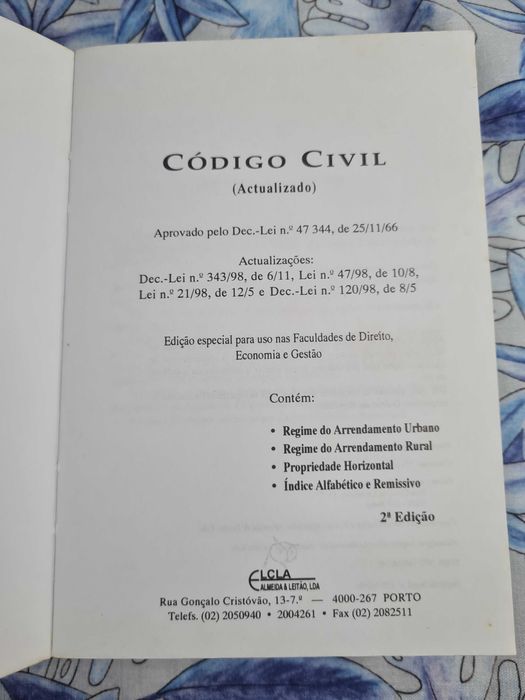 Código Civil da Pack Liber