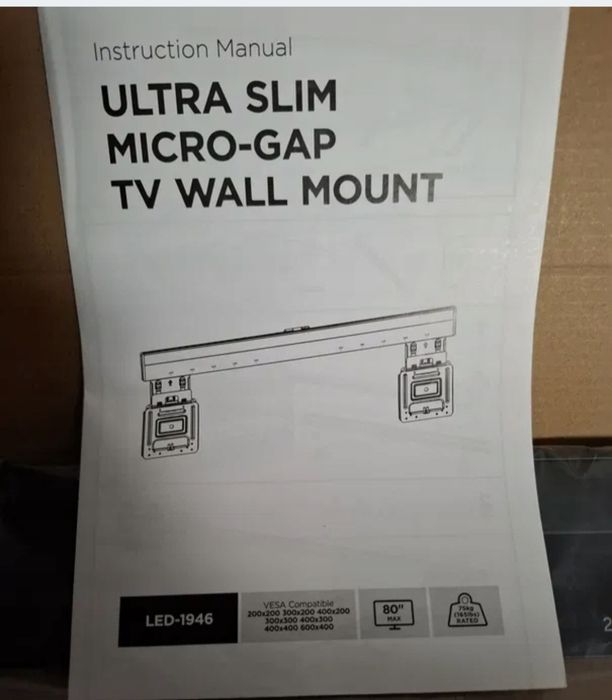 Uchwyt do Telewizora 37-80" 75 KG Ultra Slim PREMIUM