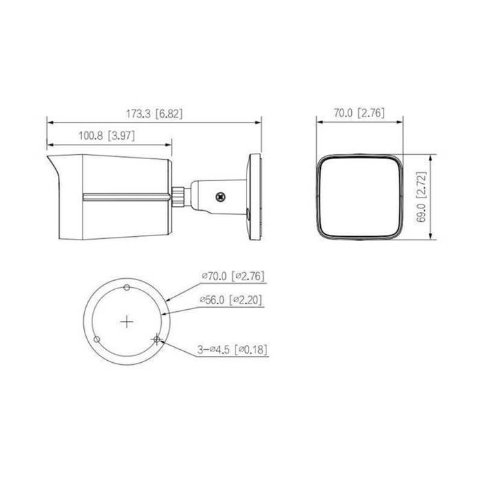 IPC-HFW1639TC-A-IL-0280B-S6 Dahua kamera IP 6Mpx PoE Dual Light IP67