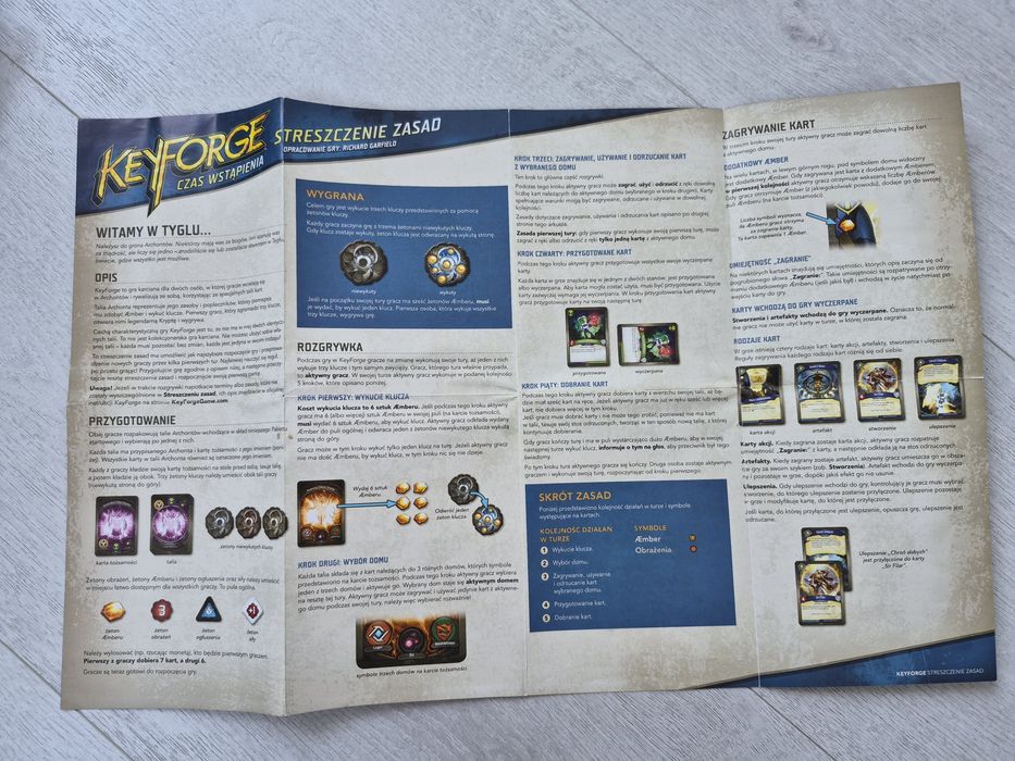 KeyForge, Key Forge czas wstąpienia, gra planszowa Rebel