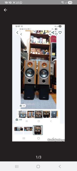 Colunas som Sony