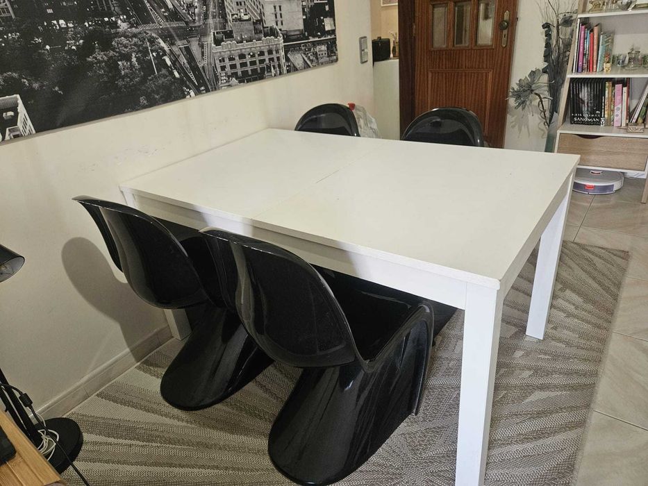Mesa de jantar madeira - extensível