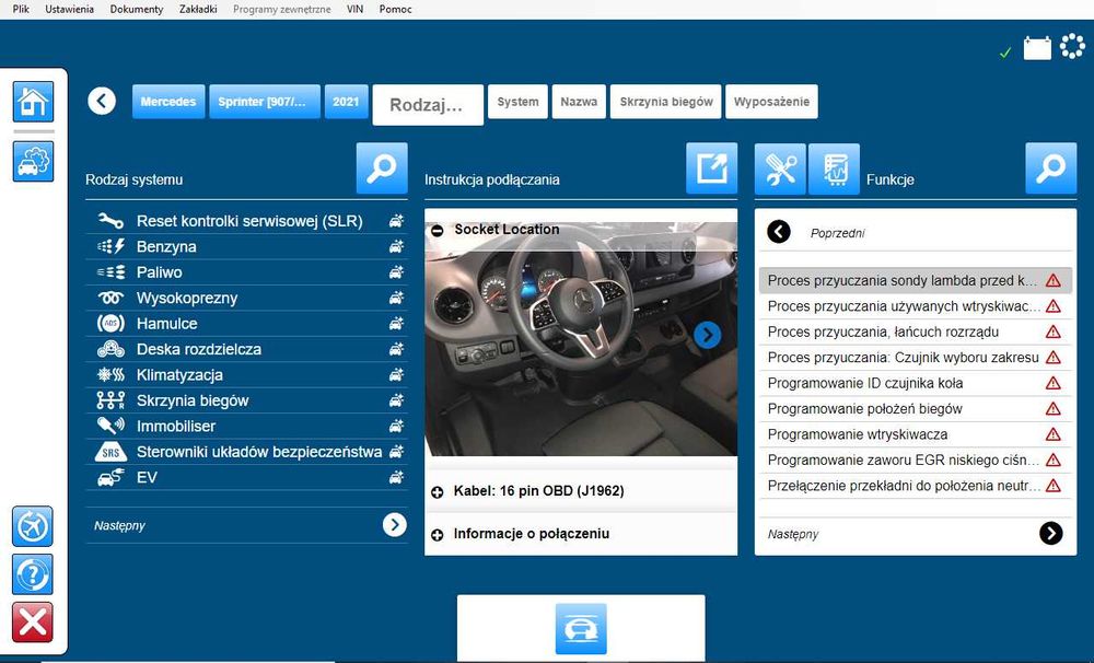 Pl program diagnostyczny do interfejsów testerów multidiag pro + plus