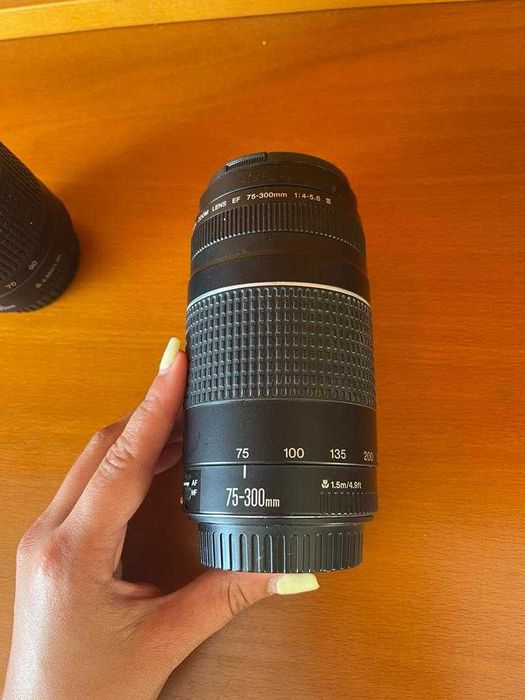 Canon 1200D + 2 lentes + bolsa canon + carregador