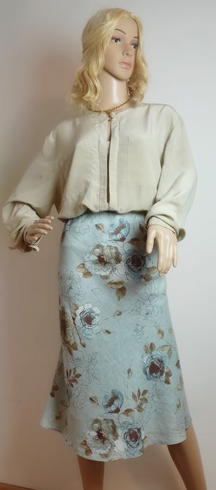 Hobbs London x Marilyn Anselm 100% len spódnics