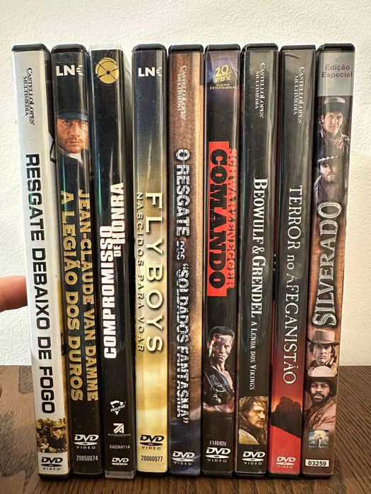 Conjunto de 159 DVDs - vendo em conjunto ou packs