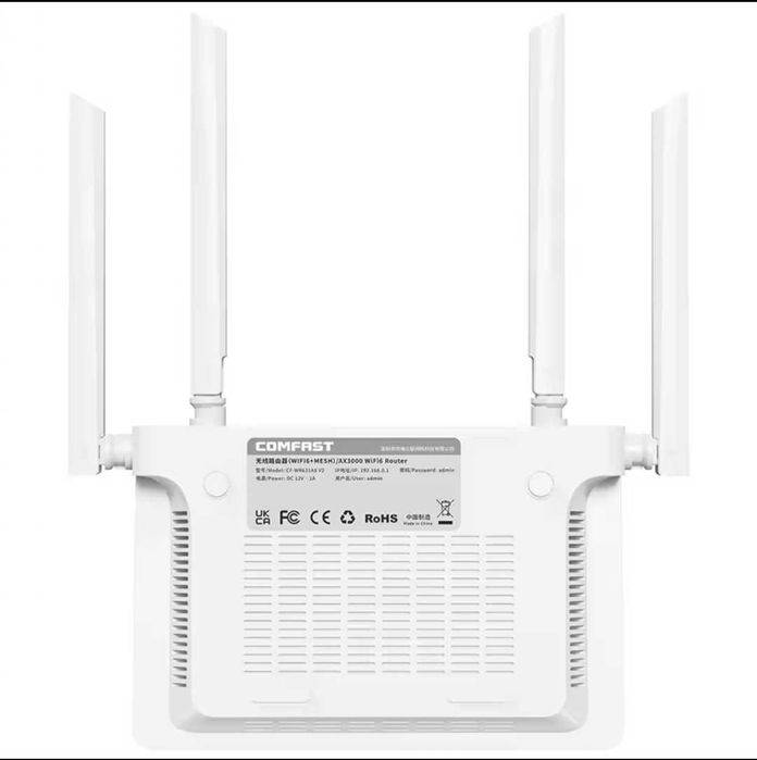Роутер Comfast AX3000 Wi-Fi 6: 1 100 грн. - Роутери (маршрутизатори ...