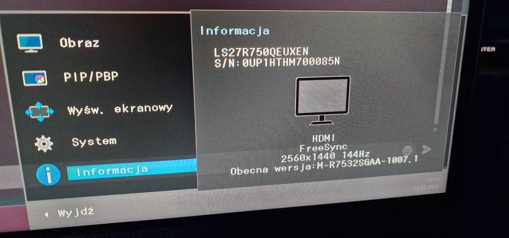 Monitor Samsung The Space S27R750QEUX