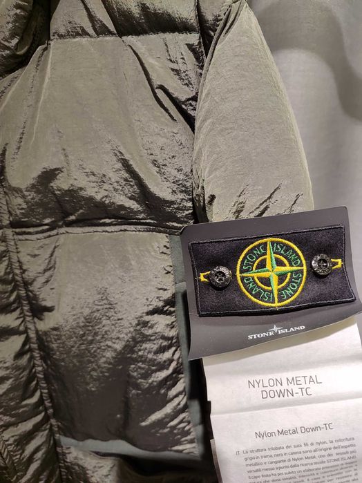 Пуховик STONE ISLAND 21FW 44508 Nylon Metal Down Jacket Sage