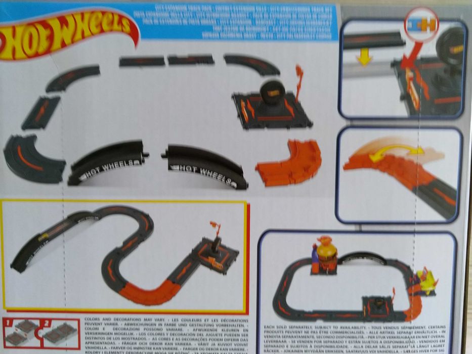 NOWY HW Tory Zestaw Do Rozbudowy Hot Wheels + Autko MATTEL