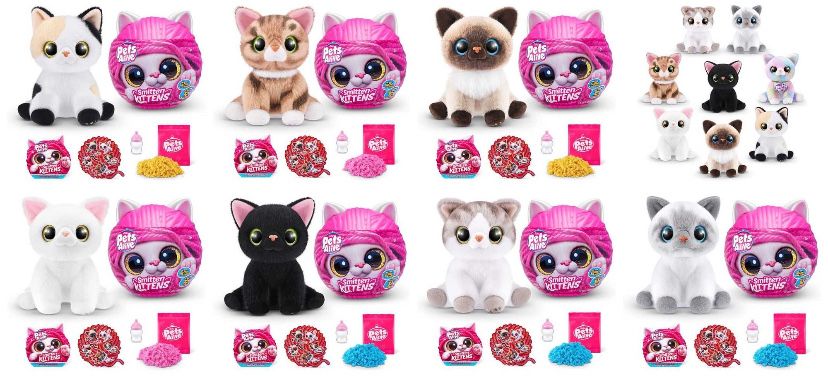 Интерактивный игровой набор-сюрприз Pets alive Smitten Kittens