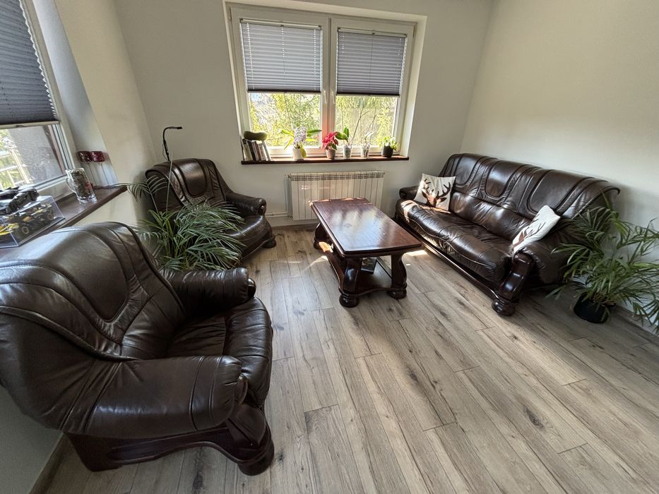 Elegancki wypoczynek ze skóry