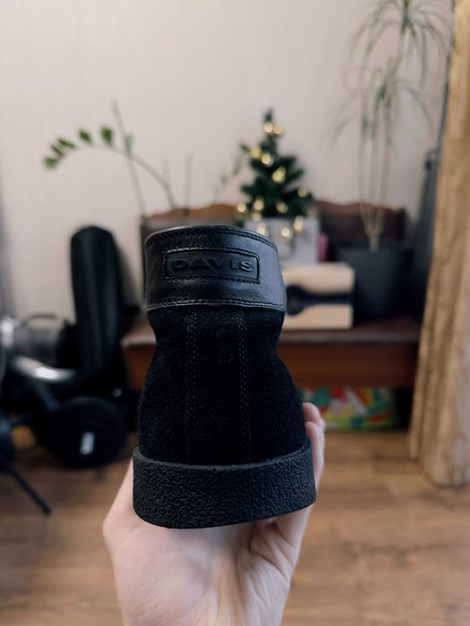 Чоловічі замшеві чорні ботинки Davis, 43 розмір